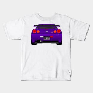 GTR R34 PURPLE Kids T-Shirt